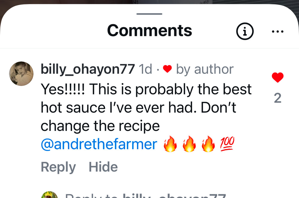 Andre The Farmer Sweet & Spicy Pepper Sauce