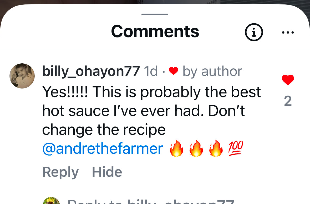 Andre The Farmer Sweet & Spicy Pepper Sauce