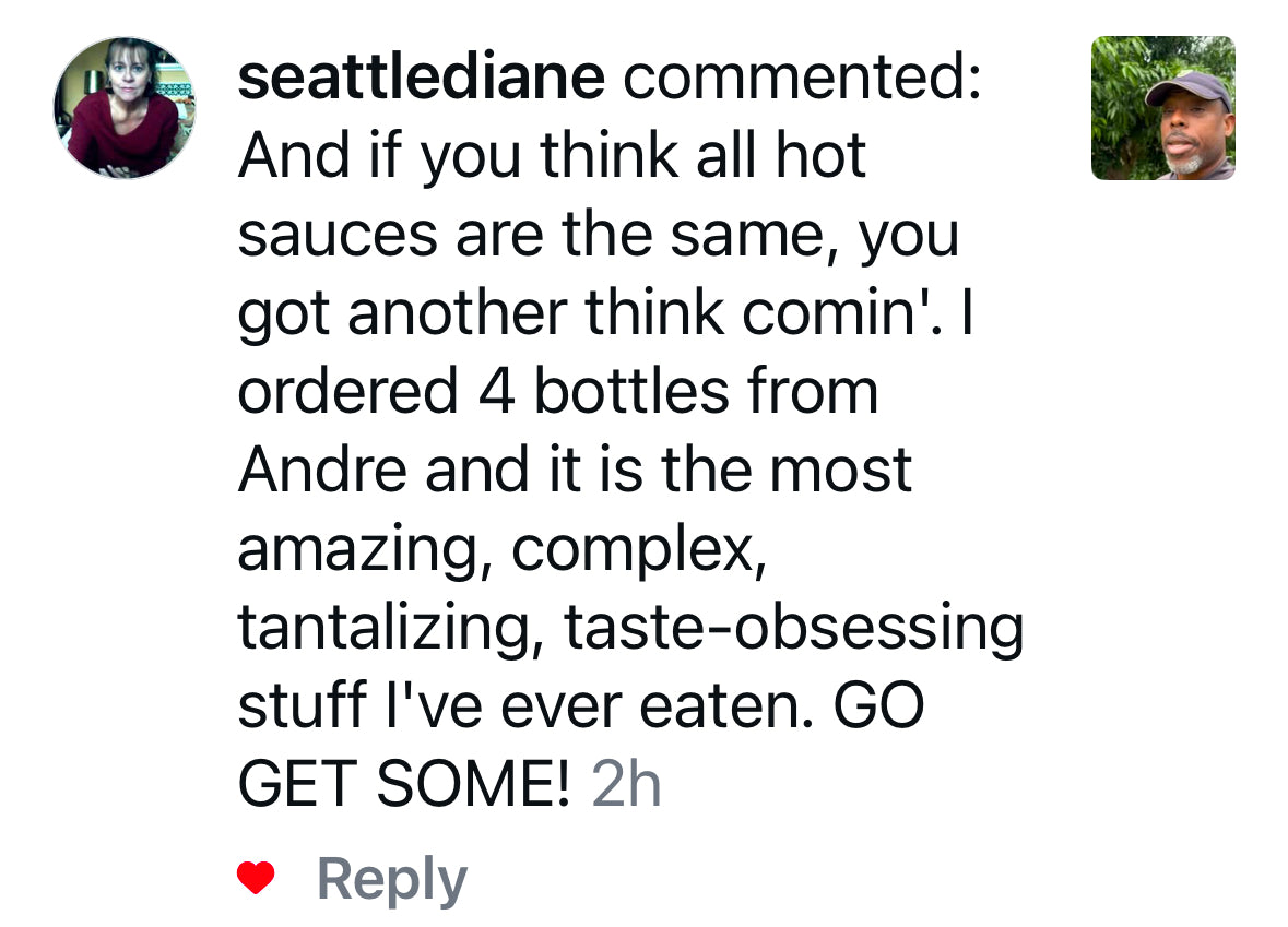 Andre The Farmer Sweet & Spicy Pepper Sauce