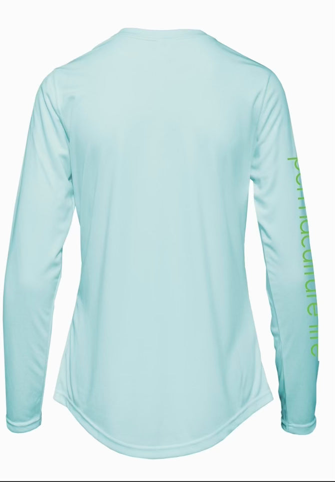 Long Sleeve Sun Shirt made from REPREVE - Icy Blue